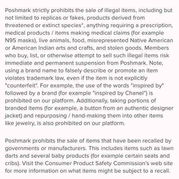 ⚠️⚠️POSHMARK OFFICIAL GUIDELINES⚠️⚠️ - Picture 6 of 8